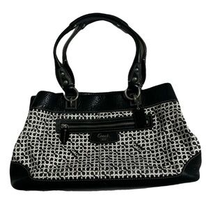 Coach Leather & Coated Canvas Satchel